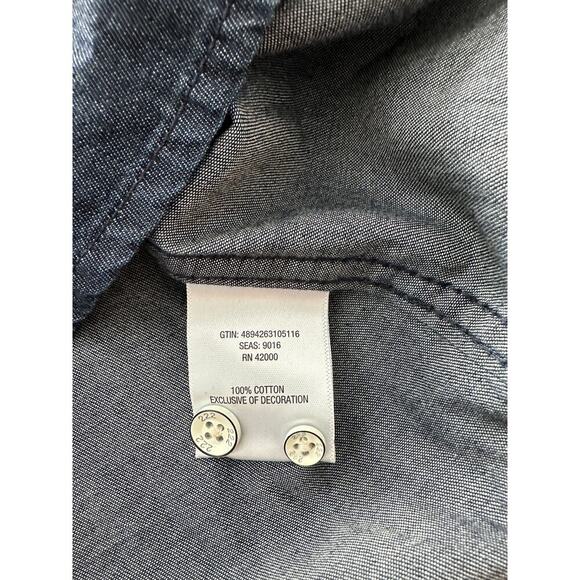 Adam Levine Denim Long Sleeve size Small - Picture 4 of 4